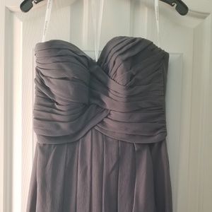 NEVER WORN BRIDESMAID GRAY DRESS